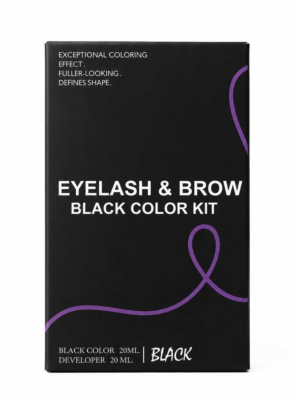 Eyelash & Brow Black Color Kit - Black
